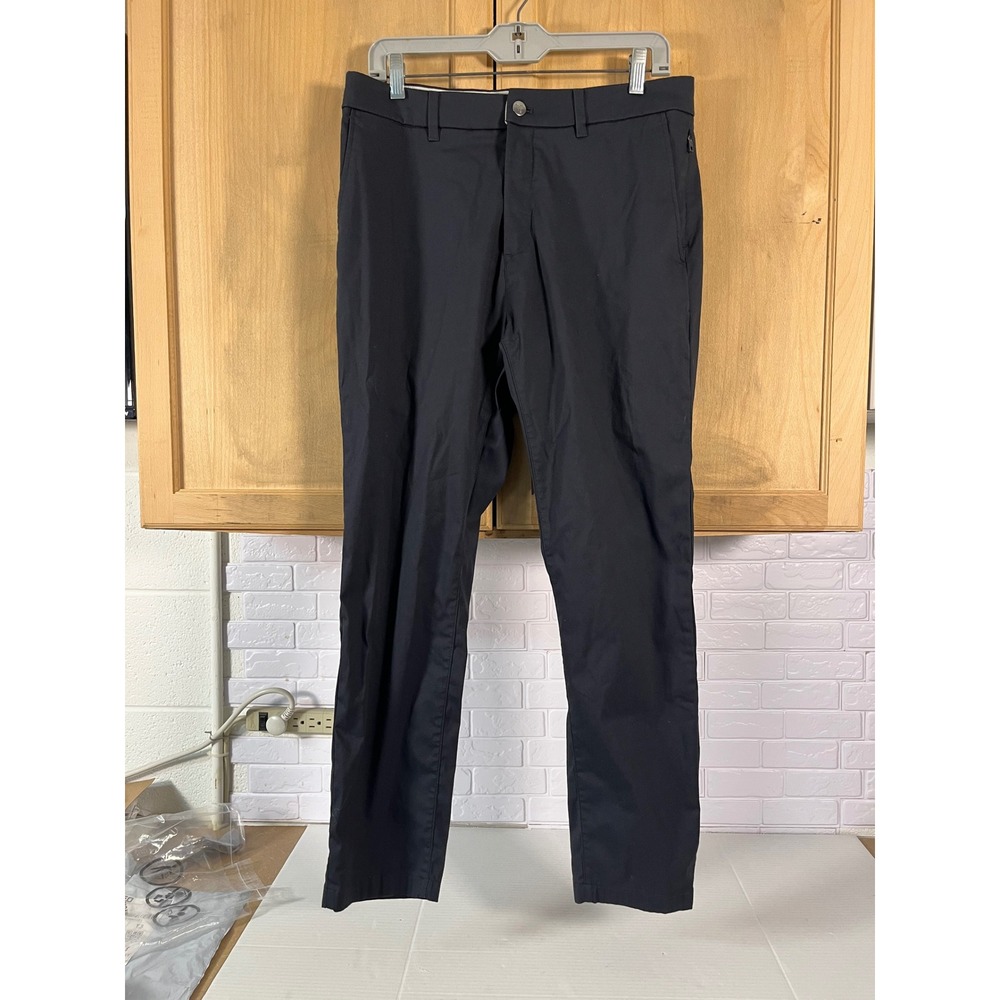 Birddogs Khaki Pants Men 32x30 Black Stretch Cotton Blend Casual Chino